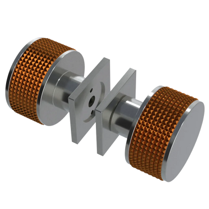 Rubinet Shower Door Knob (set) Satin Nickel