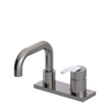 Rubinet 4" Centre Single Control Lav. Set. with Genesis spout (less drain) Polished Nickel