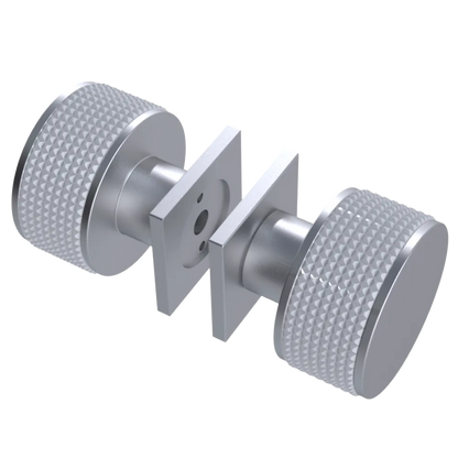 Rubinet Shower Door Knob (set) Satin Chrome
