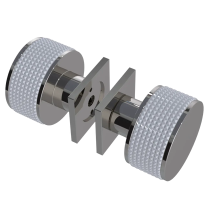 Rubinet Shower Door Knob (set) Polished Nickel