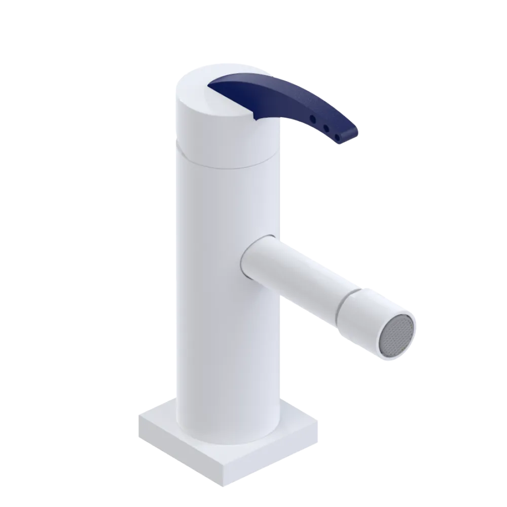 Rubinet Single Control Bidet Fitting (less drain) White