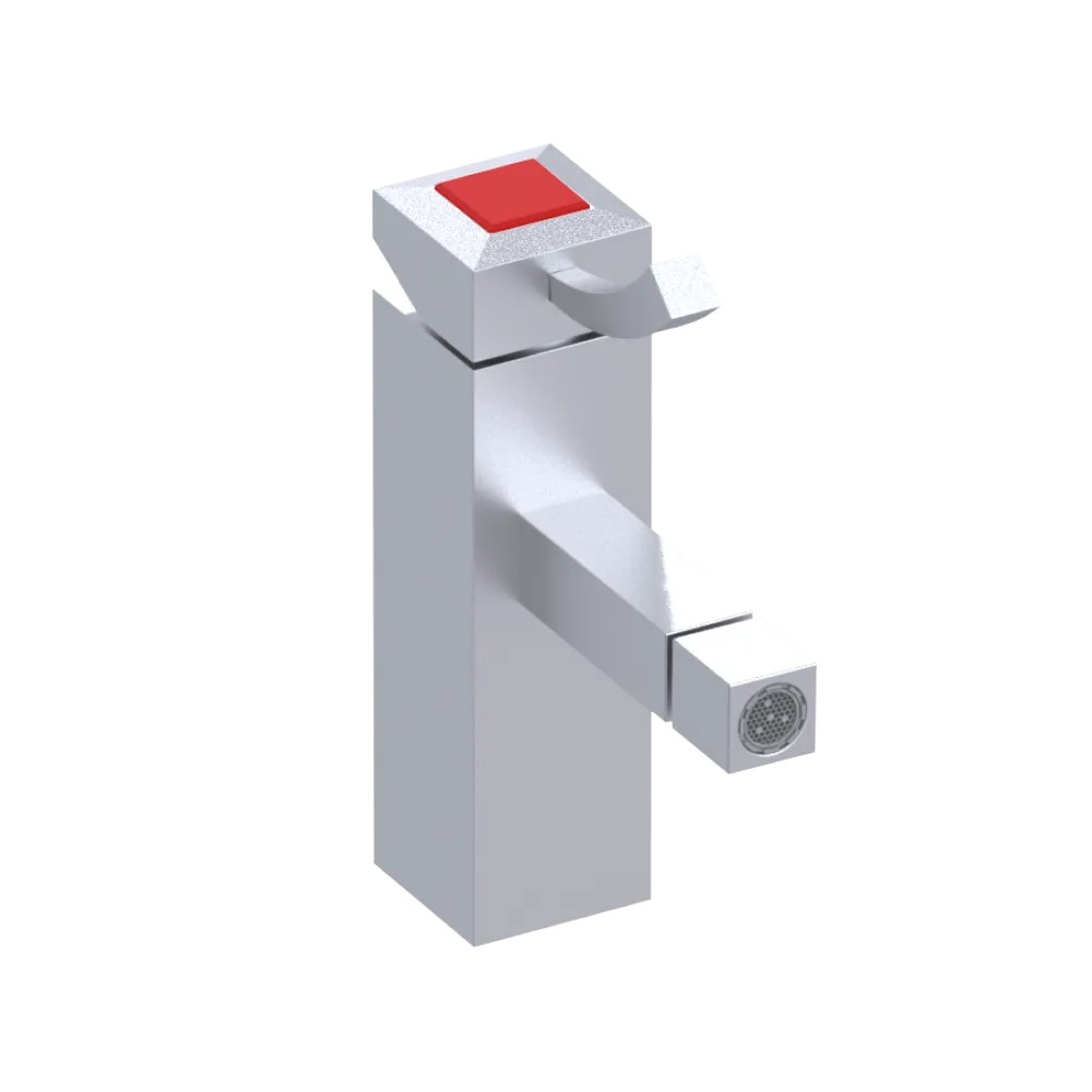 Rubinet Single Control Bidet Fitting (less drain) Satin Chrome