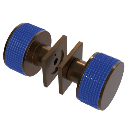 Rubinet Shower Door Knob (set) Tuscan Brass