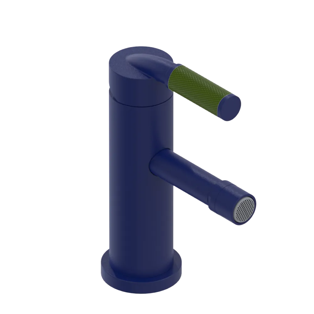 Rubinet Single Control Bidet Fitting (less drain) Midnight Blue