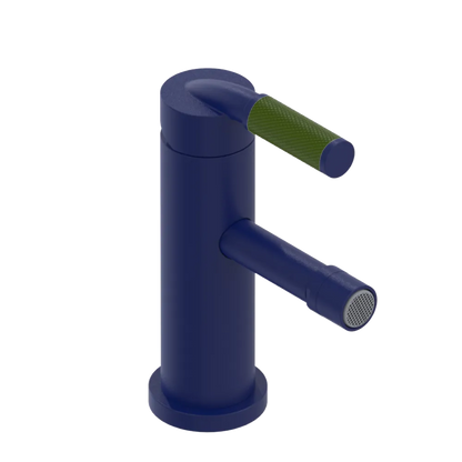 Rubinet Single Control Bidet Fitting (less drain) Midnight Blue