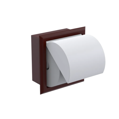 Rubinet RECESSED TOILET PAPER HOLDER Bordeaux