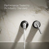 Tone™ Wall-mount single-handle bathroom sink faucet, 1.2 gpm