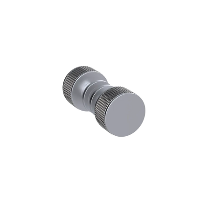 Rubinet Shower Door Knob (set) Satin Chrome