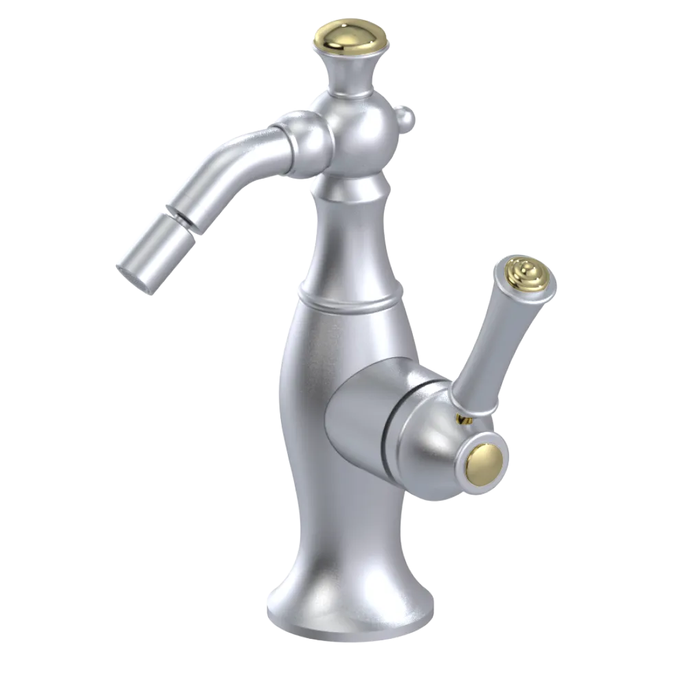 Rubinet Single Control Bidet Fitting (less drain) Satin Chrome