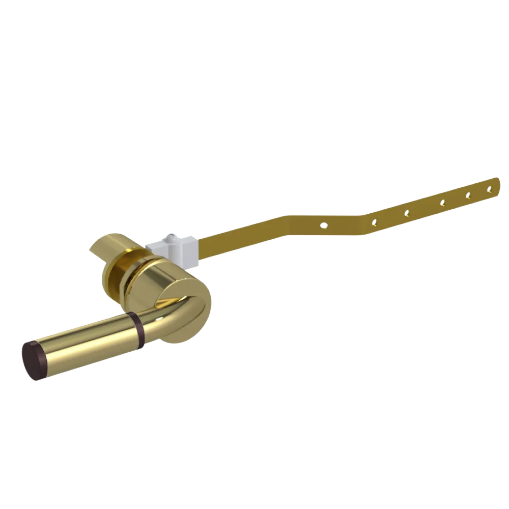 Rubinet Trip Levers Natural Brass