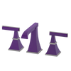 Rubinet Widespread Lav. Set. (less drain) Purple Haze