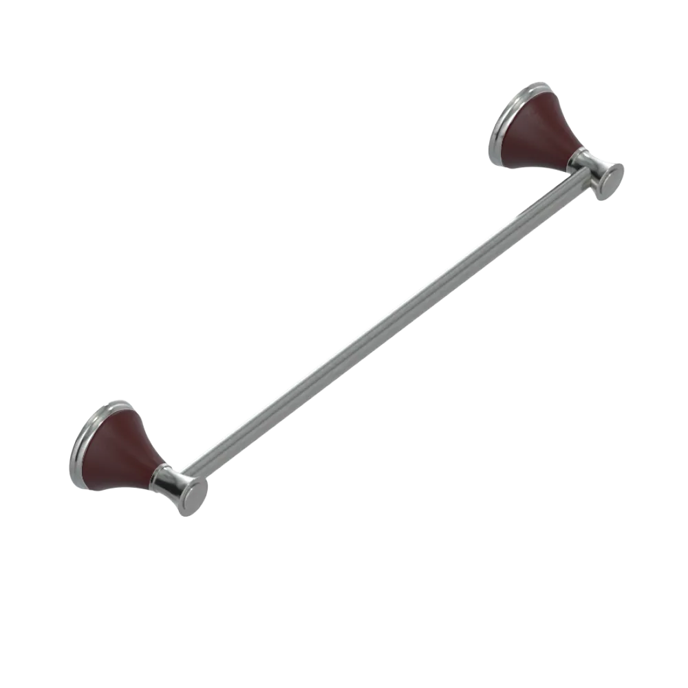 Rubinet Towel Bar 18" Satin Nickel