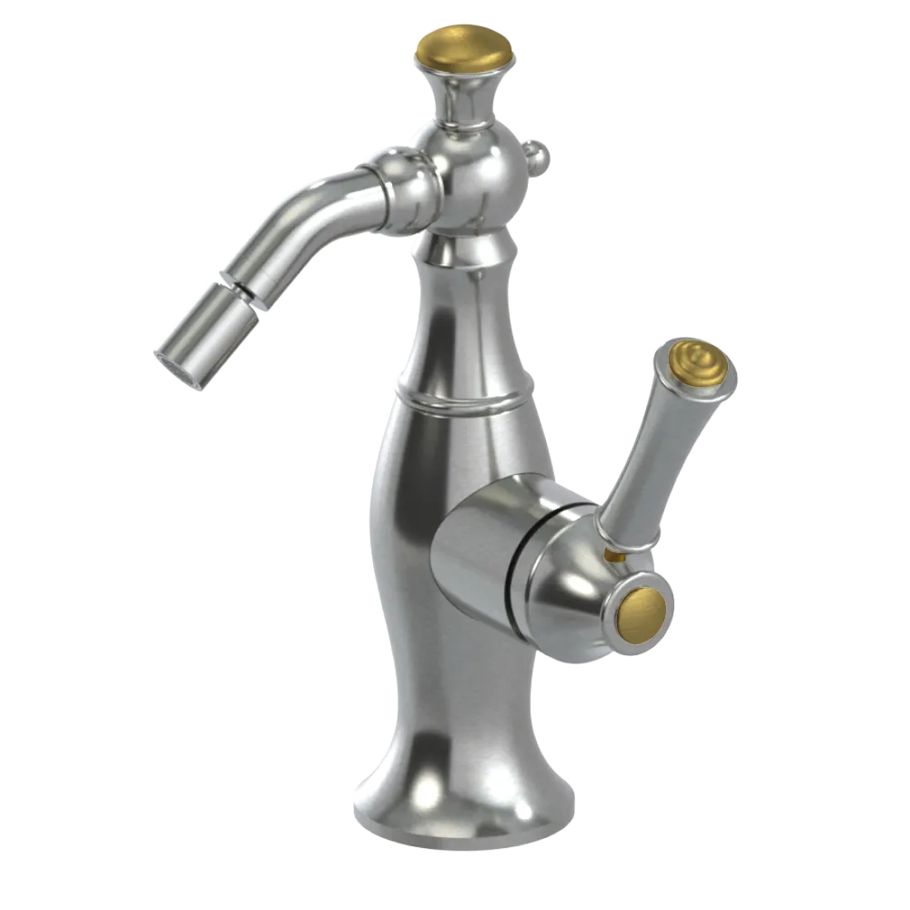 Rubinet Single Control Bidet Fitting (less drain) Satin Nickel