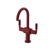 Rubinet Single Hole Dual Handle Lav. Set. (less drain) Maroon