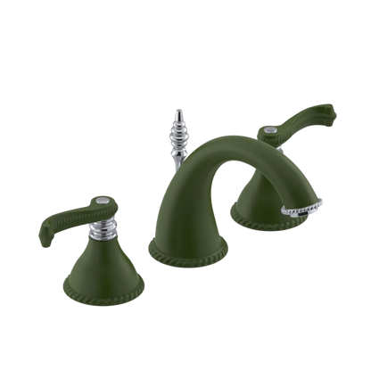 Rubinet Widespread Lav. Set. (less drain) Green Envy