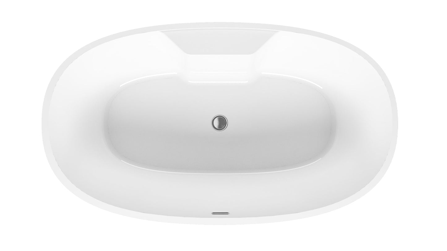 Oceania Chilko with faucet deck Freestanding Bath