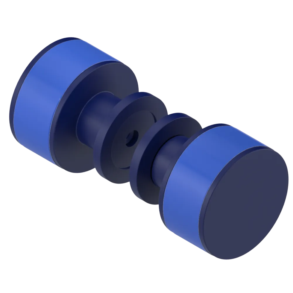Rubinet Shower Door Knob (set) Midnight Blue