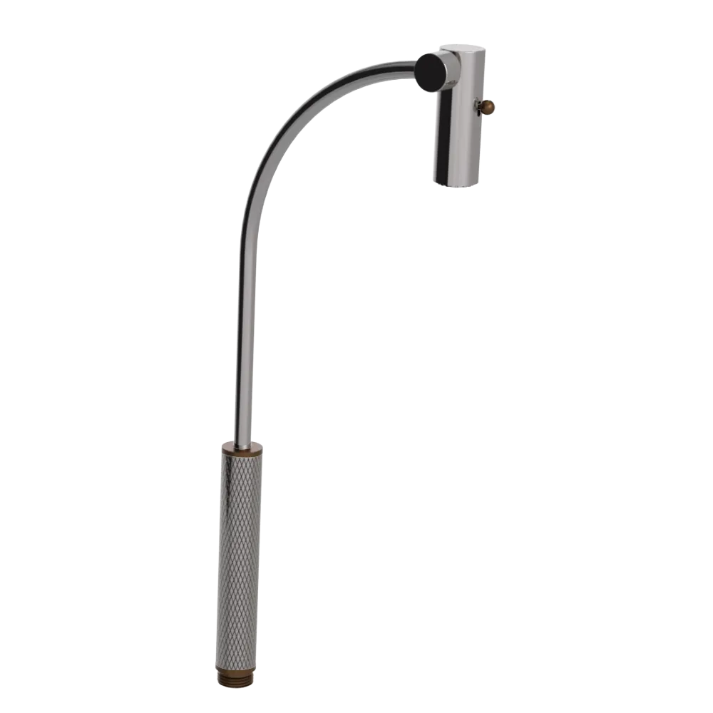 Rubinet Hand Held Shower Bidet Only Polished Nickel