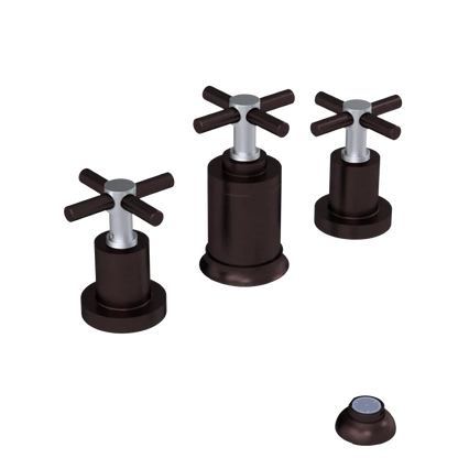 Rubinet Bidet Fitting with Spray, Diverter, and Vacuum Breaker (less drain) Oil Rubbed Bronze