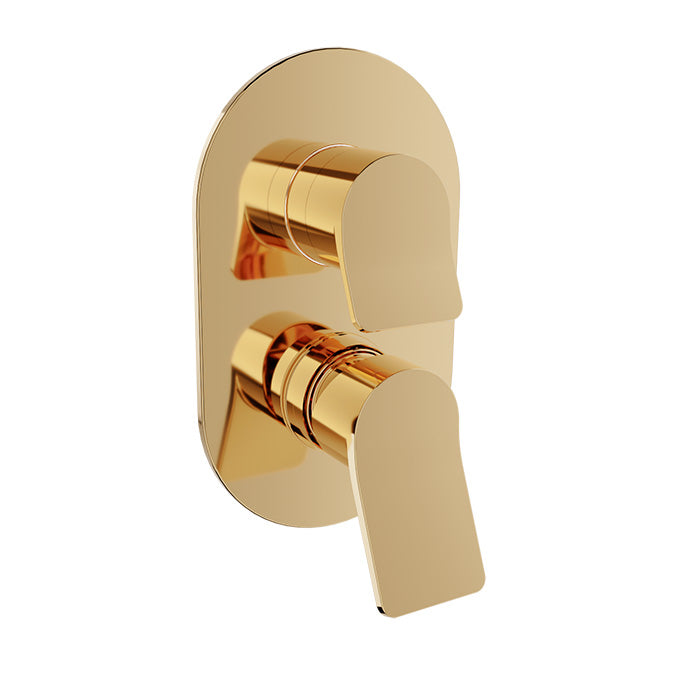 Baril Complete pressure balanced shower valve with 2-way diverter