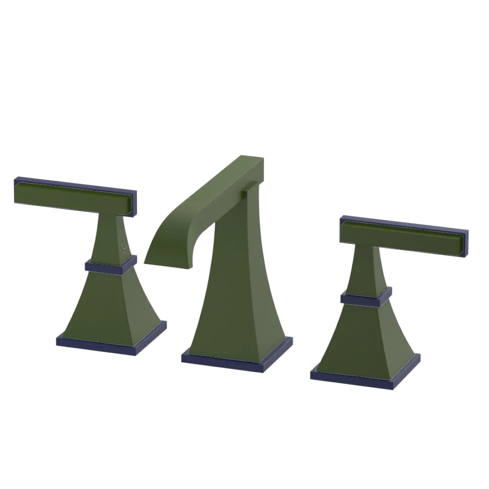 Rubinet Widespread Lav. Set. (less drain) Green Envy