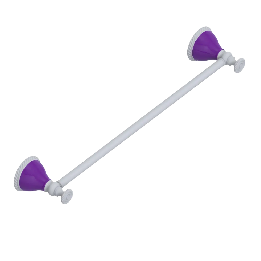 Rubinet Towel Bar 18" Matt White