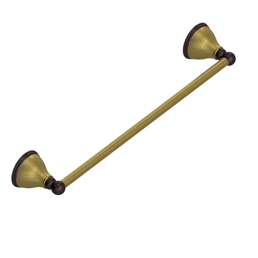 Rubinet Towel Bar 18" Antique Brass Matt