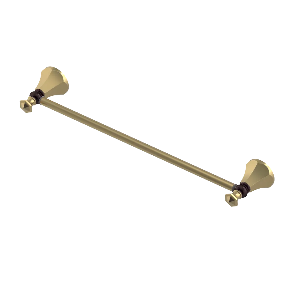 Rubinet Towel Bar 24" Satin Brass