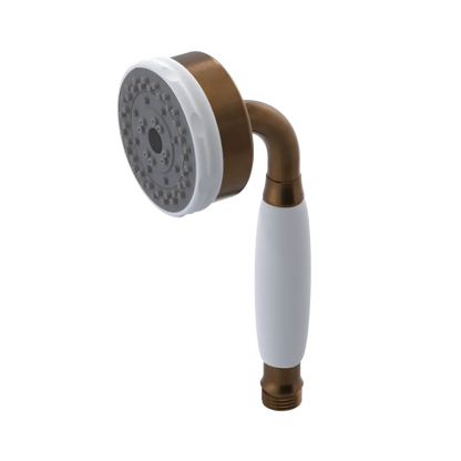 Rubinet 3 Function Hand Held Shower Only Tuscan Brass