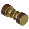 Rubinet Shower Door Knob (set) Antique Brass Matt