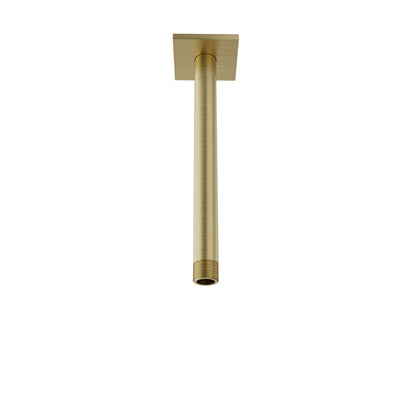 Baril 9" ceiling mounted shower arm, square flange