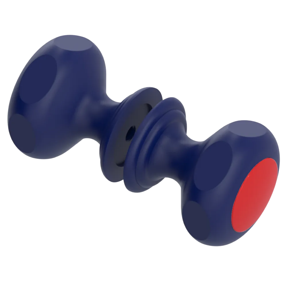 Rubinet Shower Door Knob (set) Midnight Blue