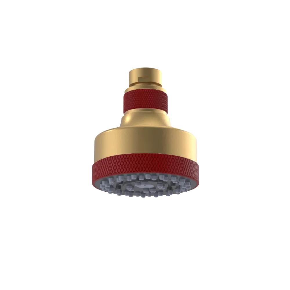 Rubinet 3 FUNCTION SHOWER HEAD Satin Gold