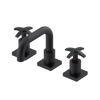 Rubinet Widespread Lav. Set. with Genesis spout (less drain) Matt Black