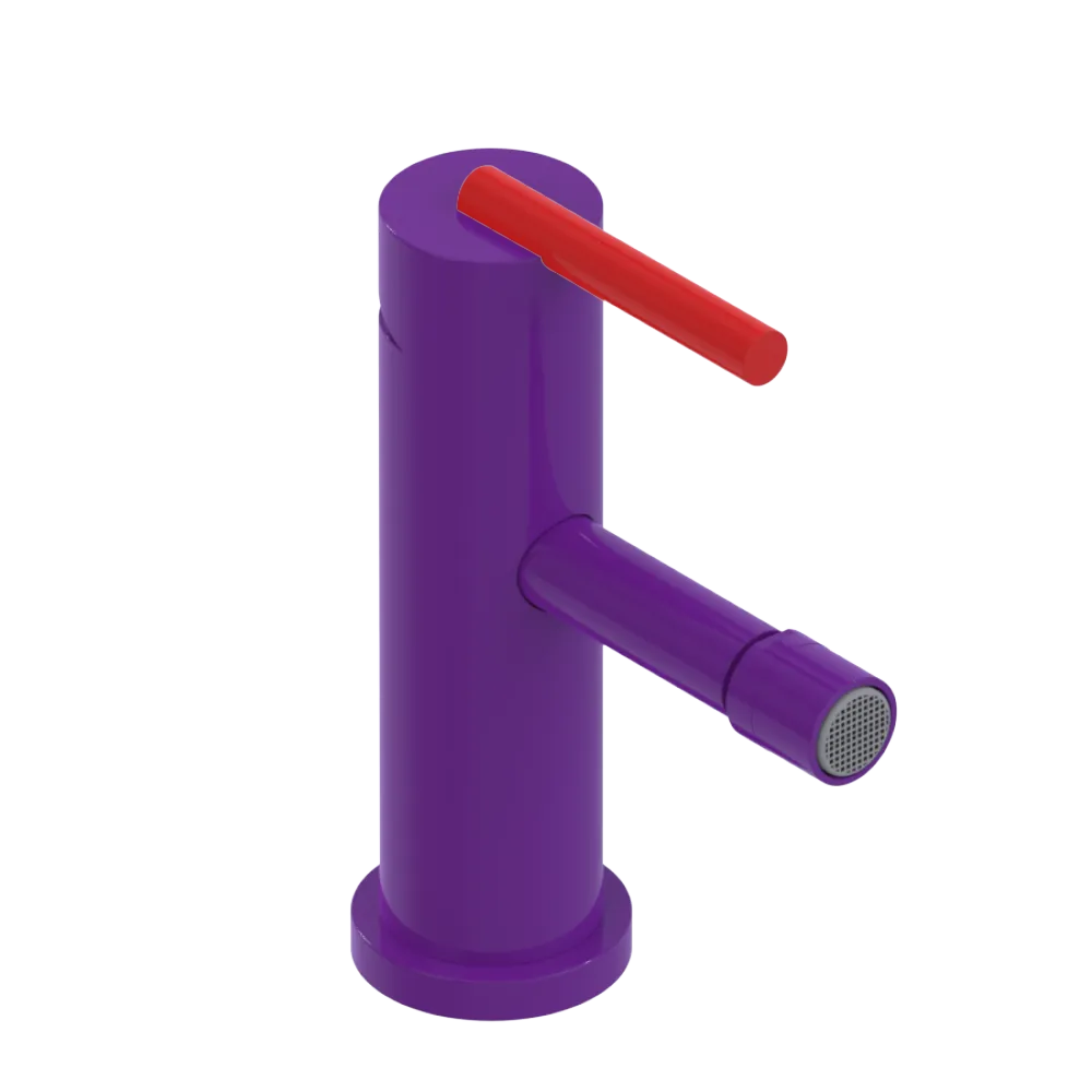 Rubinet Single Control Bidet Fitting (less drain) Purple Haze