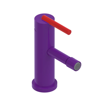 Rubinet Single Control Bidet Fitting (less drain) Purple Haze