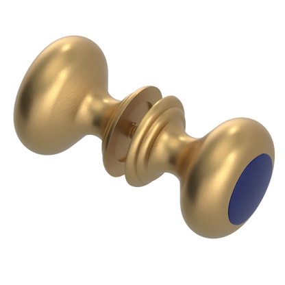 Rubinet Shower Door Knob (set) Satin Gold