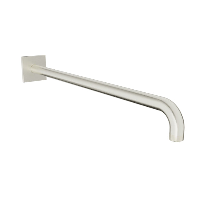 Baril 18" wall-mounted shower arm, square flange