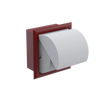 Rubinet RECESSED TOILET PAPER HOLDER Maroon