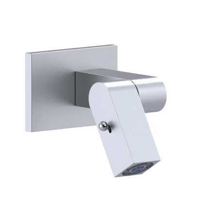 Rubinet Wall Mount Bidet & Foot Rinse with Dual Function Spray Satin Chrome