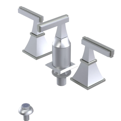 Rubinet Bidet Fitting with Spray, Diverter, and Vacum Breaker (Less Drain) Satin Chrome