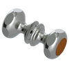 Rubinet Shower Door Knob (set) Satin Nickel