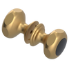 Rubinet Shower Door Knob (set) Satin Gold