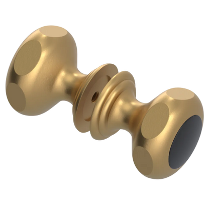 Rubinet Shower Door Knob (set) Satin Gold