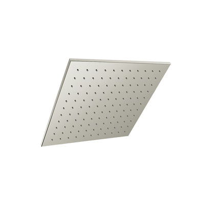 Baril Square 12" anti-limestone shower head