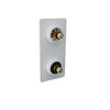 Baril Thermostatic pressure balanced shower valve with 2-way diverter (without handle)