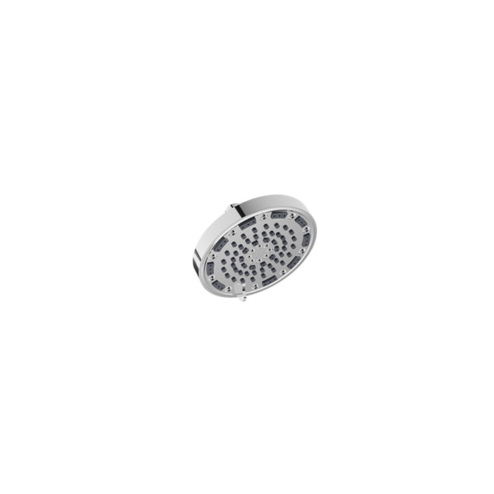 Baril Round 6" 5-spray anti-limestone shower head