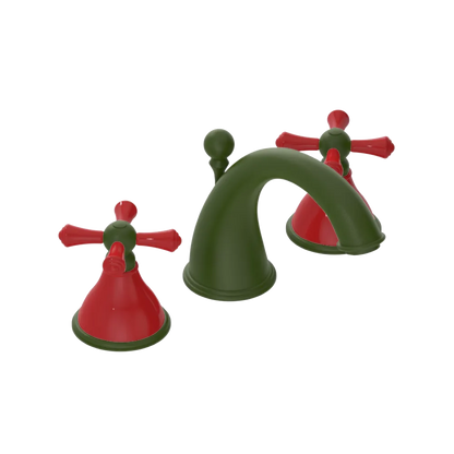 Rubinet Widespread Lav. Set. (less drain) Green Envy