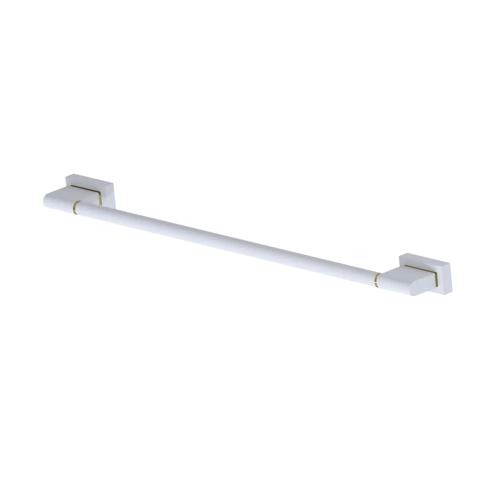 Rubinet Towel Bar 18" Matt White