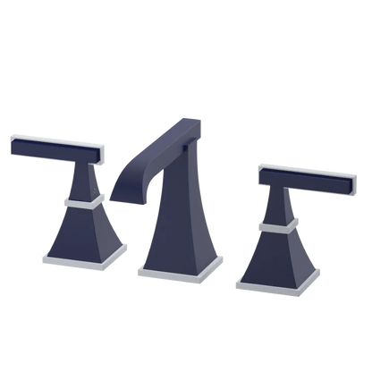 Rubinet Widespread Lav. Set. (less drain) Midnight Blue